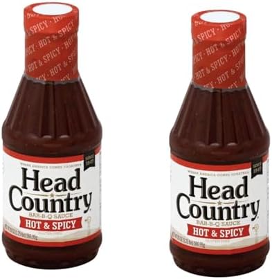 Head Country Bar-B-Q Sauce - 2 pack (Hot & Spicy 20oz)