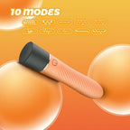 Waterproof 10 Vibration Mode Quiet and Powerful mini Handheld Electric Tool,Massage Stick Travel Portable Silicone Massage for Women, Quick Relaxation LYA13695