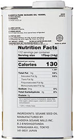 Kadoya Pure Sesame Oil, 56 Fl Oz (Pack of 2)