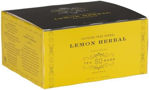 Harney & Sons Herbal Tea, Lemon, 50 Tea Bags