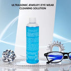 iSonic Ultrasonic Jewelry & Eyeglass Cleaner Solution Concentrate - Professional Cleaning Liquid for Ultrasonic Machine - Clean Gold, Silver, Diamond, Watch, Glasses, Eye Wear, 8-oz