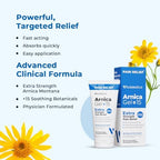 VitaMedica Arnica Gel Plus 15 Healing Plant Compounds, Extra Strength Formula for Bruising, All-Natural Plant-Based Topical Gel