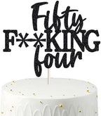 Happy 54th Birthday Cake Topper 54th birthday decorations,54 Birthday Cake Toppers Funny 54th Cake Topper for Men,54 Cake Topper For Women,54th Birthday Cake Topper