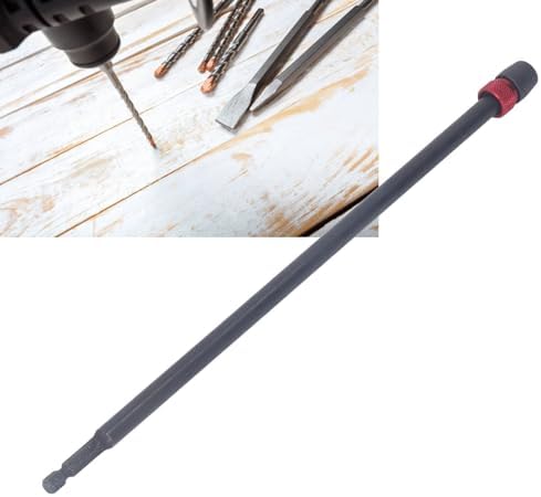 Impact Socket Adapter, 1/4in Hex Shank Drill Bit Extension Alloy Steel Drill Socket Adapter Screwdriver Socket (30cm)