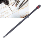 Impact Socket Adapter, 1/4in Hex Shank Drill Bit Extension Alloy Steel Drill Socket Adapter Screwdriver Socket (30cm)