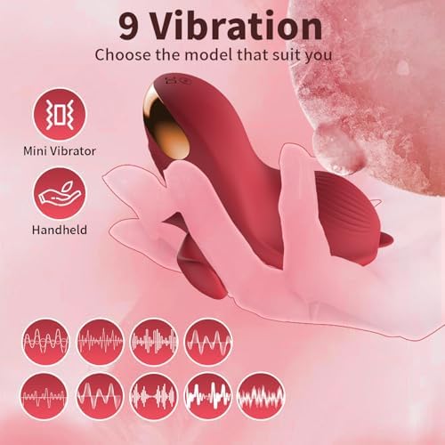 Vibrating with 9 Modes Massager -Clitioral Relaxes Muscles Tool High Frequency Modes Viboators Toy Female- Electric Foot Silent Personal for Sports Massage Adult Tools Relaxation 0728U3