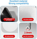 4 Pcs TENS Unit Replacement Pads,2 Pin Extra Large Butterfly TENS Unit Electrode Pads Compatible with TENS 7000