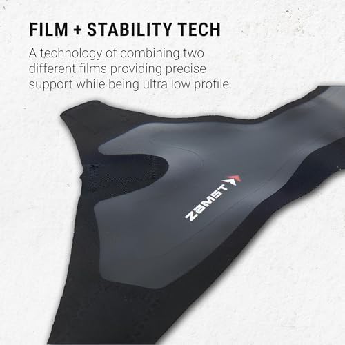 Zamst Filmista Ankle - Ultra-Thin Brace for Sport, Stabilizing Ankle Support for Men and Women - Right, Medium
