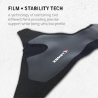Zamst Filmista Ankle - Ultra-Thin Ankle Brace for Sport, Stabilizing Ankle Support for Men and Women - Right, XLarge