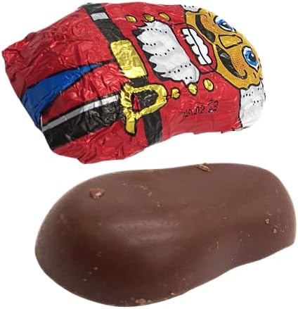 Needzo Foiled Individually Wrapped Nutcracker Figure Chocolates, Milk Chocolate Christmas Nutcrackers for Decorations and Stocking Stuffers, Bulk Festive Holiday Candies, Pack of 5