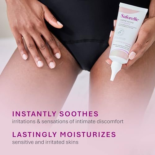 Saforelle Intimate Soothing Cream - 40 ml - Intimate Cream with Burdock Extract Helps Soothe Irritation and Discomfort