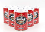 French Market Coffee & Chicory Dark Roast Ground Coffee, 12oz Can (Pack of 6)