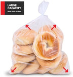 1 Gallon Food Storage Bags with Twist Ties (225 Count) Bulk Freezer Storage Bags Gallon Size for Bread, Vegetables, Fruit, and More, Clear Disposable Twist Tie Storage Bags, Stock Your Home