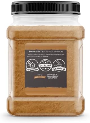 Birch & Meadow 1.5 lb of Cassia Cinnamon, Baking & Cooking, Sweet Aroma