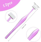 12PCS Eyebrow Trimmer Razors, Facial T Shape Shaver Tool for Eye Brow, Face Razors for Women, Eyebrow Trimming Kit for Girls, Safe and Easy Peach Fuzz Remover for Smooth and Radiant Skin (Purple)