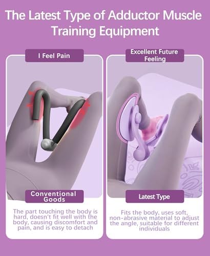 Tinrief Thigh Exerciser Kegel Exerciser, Pelvic Floor Trainer, Kegel Trainer for Postpartum Rehabilitation, Trimmer Inner Thigh, Thigh Toner Workout,