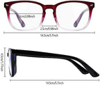 Blue Light Blocking Glasses, 2 Pack Blue Light Glasses Men, Blue Light Glasses Women Eyeglasses Bluelight Eyestrain