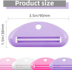 4 Pcs Toothpaste Squeezer,Plastic Toothpaste Tube Squeezer Toothpaste Dispenser Hanging Toothpaste Clip Toothpaste Holder for Bathroom,Suitable for Toothpaste Cream Cosmetics and Paint(Colorful)