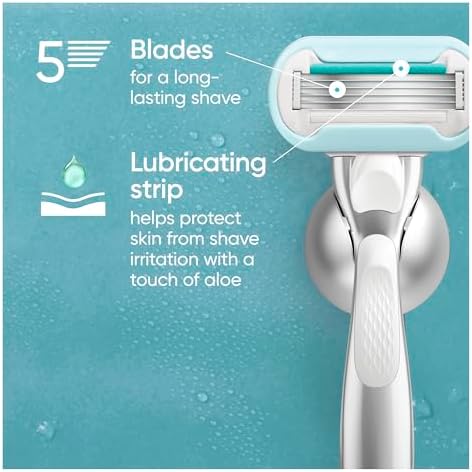 Gillette Venus Extra Smooth Sensitive Womens Razor Blade Refills, 6 Count, Designed for Women with Sensitive Skin