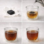 Pu-erh Shu Gold Tea Resin - Ripe Aged Puer Fermented Dark Tea from Yunnan | Premium Pu’er Tea Concentrate | 30 Individually Wrapped Pieces