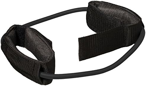 CanDo 10-5765 Exercise Tubing with Cuff Exerciser, 35", Black-X-Heavy