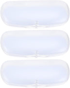 3 Pcs Glasses Case Pvc Spectacle Case Clear Glasses Sunglass Protector Eyeglass Container Student Storage Box Simple