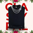 Women's Waterproof Adult Bib with Embroidered Design, Reusable, Washable