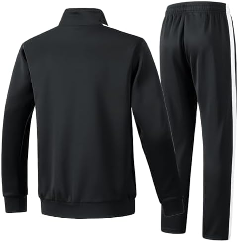 Men's Tracksuits 2 Piece Outfits Sweatsuits for Men Long Sleeve Track suits Athletic Full Zip Active Sports Sets