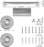 supregear Grab Bars for Bathtubs and Showers, Anti Slip Bathroom Grab Bars for Seniors, 304 Stainless Steel Safety Shower Handle, Toilet Handicap Elderly Assist Bathroom Wall Handle, 16 inch