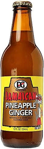 DG Genuine Jamaican Pineapple Ginger (6 Pack, Total of 72fl.oz)