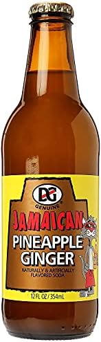 DG Genuine Jamaican Pineapple Ginger (6 Pack, Total of 72fl.oz)