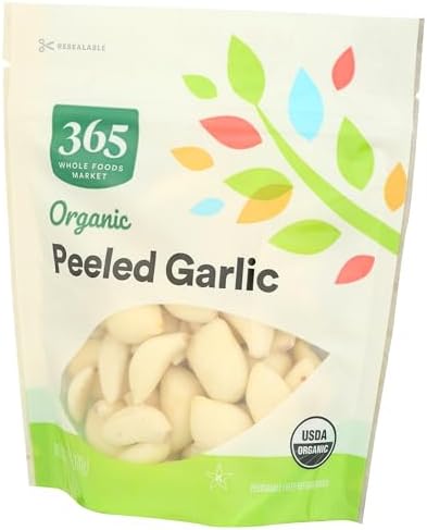 365 by Whole Foods Market, Organic Peeled Garlic, 6 Ounce