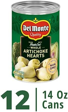 Del Monte® Whole Artichoke Hearts 14 oz. Can, 12 Pack