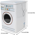 Laundry Powder Metal Box, Modern Washing Powder Storage Tin, Large Capacity Metal Laundry Detergent Canister Container Ideal for Storing Washing Tablets, Blue