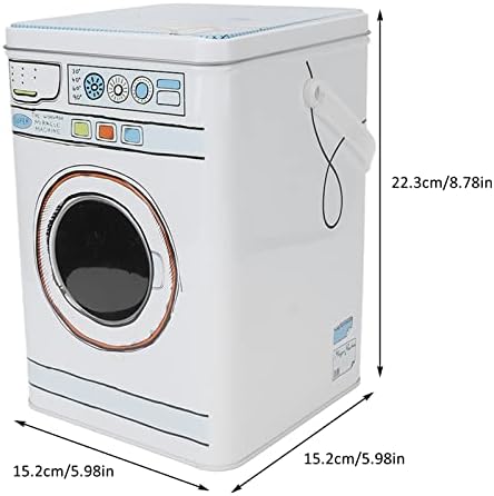 Laundry Powder Metal Box, Large Capacity Metal Laundry Detergent Canister Container, for Storing Washing Tablets