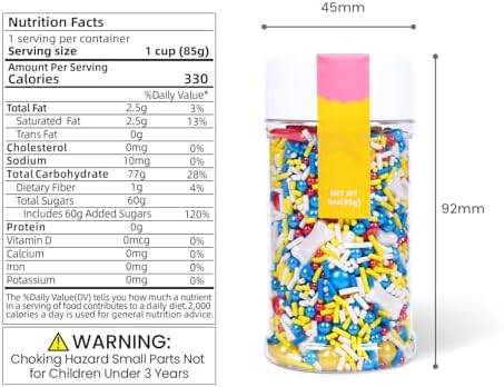 Dog Bones Themed Sprinkle for Cake Decorating, Yellow Sprinkles for Edible Cupcakes Toppers, Birthday Party Candy for Decorating Cakes, Cupcakes, Cookies & Desserts