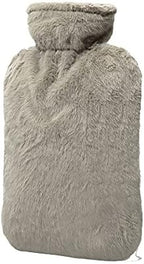 BICAREE Fuzzy Hot Water Bottle with Cover,Hot Water Bags for Pain Relief 2Liter,Heat Pad,Hot and Cold Therapy,Menstrual,Bpa Free