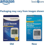Amazon Basic Care Blood Pressure Monitor, Wide Range Arm Cuff with Intelligent Inflation Technology, Large (Previously Healthwise)