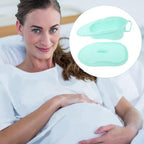 FRCOLOR Bed Pan Urinal with Handle for Women and Elderly Portable Nursing Urinal Bedridden Patients Convenient 14.96X11.02X4.13In Plastic Bedpan for Home Care