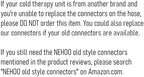 Large Size Knee Pad for NEHOO Cold Therapy System, Including One Extra Matching Connector, Please Review The Product Description and Video if Your Unit is from A Different Brand
