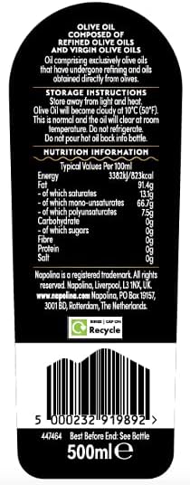 Napolina Olive Oil, 500ml