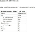 Biona Organic Raw Virgin Coconut Oil 200g-2 Pack