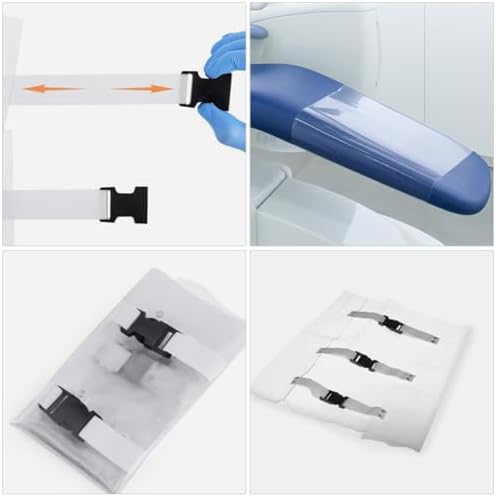 Chair Foot Cover Pad, 3pcs Plastic Washable Clinic Unit Chair Toe Cover Sleeve Mat Dentist Clinic Unit Anti-Dropping