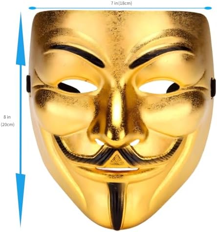 Anonymous Hacker Cosplay Costume Party Mask for Halloween