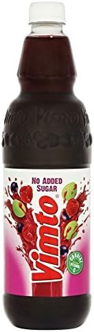 Vimto Original Fruit Juice Cordial No Added Sugar (1L) - Pack of 2
