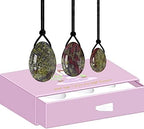 Natural Crystal Coarse Natural Stone Egg Drilled Jade Egg Set With Box Women Kegel Practice Tightening Feminine Product,Opal Egg,Dragon Blood Egg,Friendly32