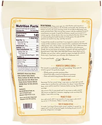 Bob's Red Mill Old Country Style Muesli, 40oz (Pack of 4) - Non GMO, Whole Grain, Vegan, Kosher