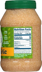 Spice World Organic Minced Garlic – Bulk 32oz Container, USDA Certified Organic with Non-GMO Ingredients – Ready-to-Use Seasonings for Cooking, Reduce Prep Work and Easily Add Flavor
