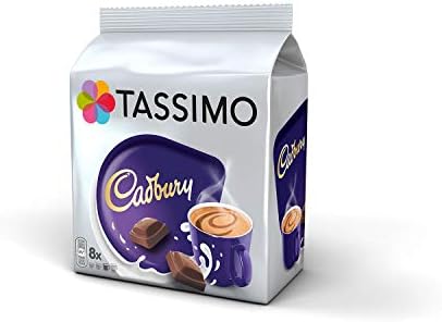 Tassimo Coffee Selection - Costa Cappuccino/Americano/Cadbury Hot Chocolate/L'Or Latte Macchiato/Kenco Americano pods - 5 Packs (56 Servings)