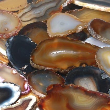 Agate Slice Natural - Medium (60x80mm)